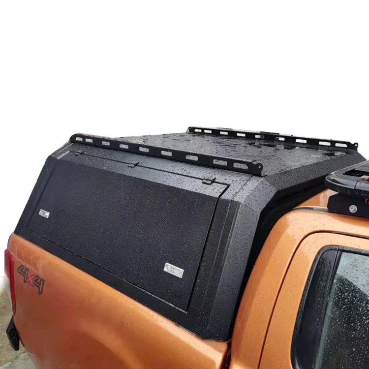 

pick up truck bed cover Waterproof Steel Hardtop Pickup Truck Canopy Topper High Cover for Ford Ranger Hilux F150