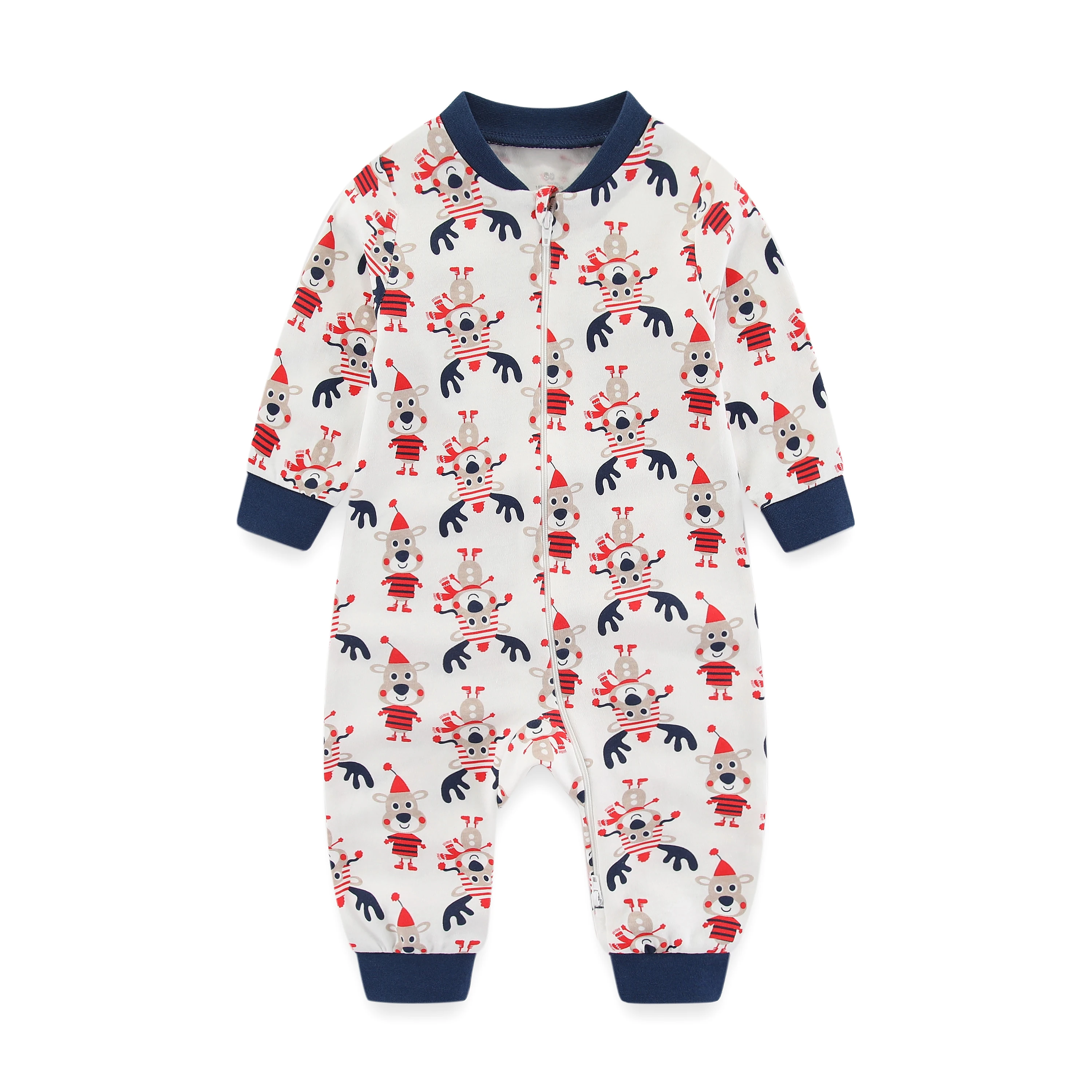 

100% pure cotton baby clothing, baby long sleeved pants, crawling clothes suitable for boys and girls