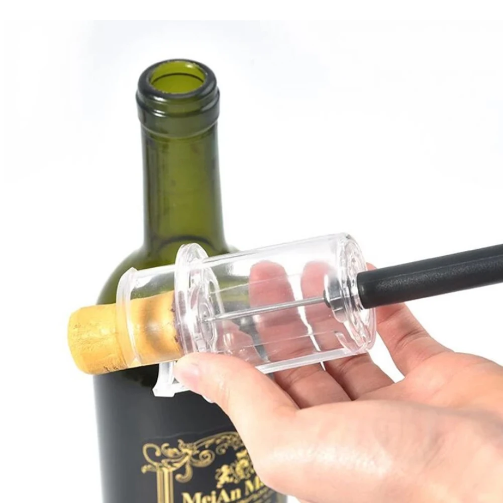 Bottle Opener  Tool Red Popper Wine Pump  Pressure Remover Corkscrew Air  Cork Out Air Pressure Bottle Opener  Kitchen Accessory