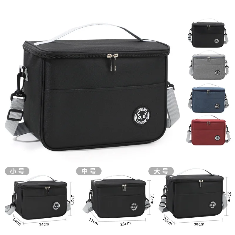 

Insulated Lunch Box Bag Handbag Aluminum Foil Large Capacity Thickened Waterproof Bento Lunch Bag