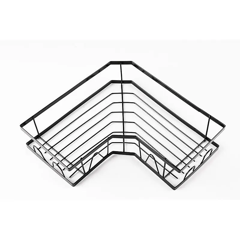 Triangular Iron Shelf for Kitchen and Bathroom, Thick Edge, Durable, Item Setting, Metal, Bathroom Supplies