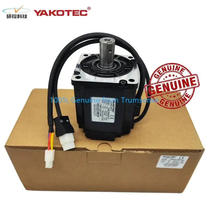 AC 220V 100% Genuine YAKO 750W Servo Motor AS2MJ-08-0830B-G321 3000 rpm 2.39 N.m Torque Work With AC Servo Driver AS3-10BAI