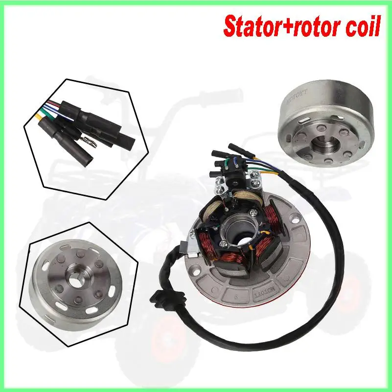 

For YinXiang YX 1P60FMJ 160FMK 150cc 160cc Horizontal Engine Motorcycle 12V AC Ignition Magneto Stator Flywheel Kit Accessories