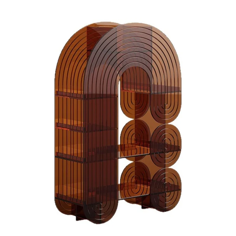 

Creative acrylic fireplace, porch cabinet, magazine bookshelf, living room decorative side cabinet