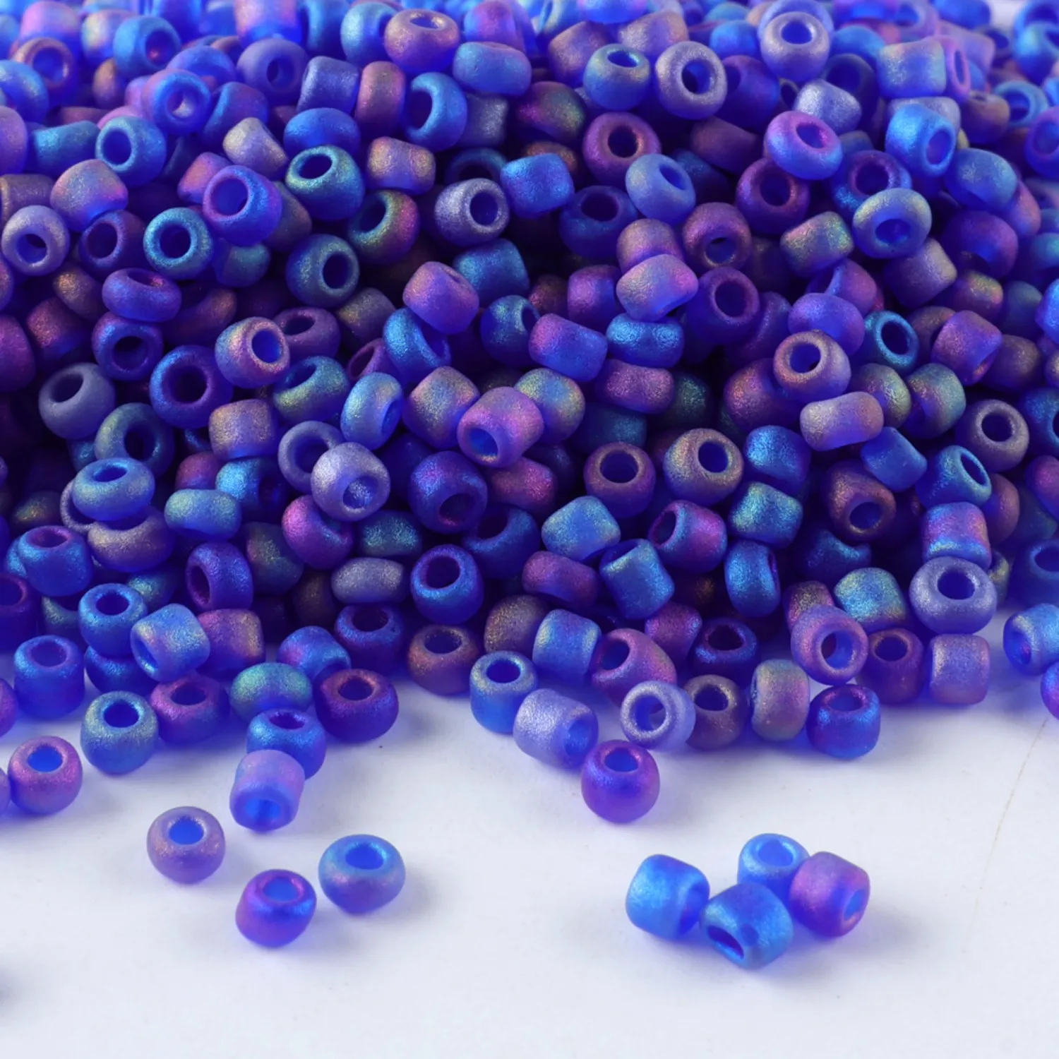 Hochwertige CJ 11/0 Mattierte Rocailles-Perlen für Schmuckherstellung, 10g/Röhrchen, Geeignet für Alle Arten von DIY-Bastelarbeiten – Detail 15