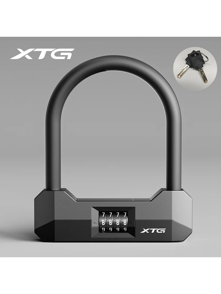 AliExpress XTG 17mm Heavy Duty U Lock Resettable Code Password Retrieval Alloy Steel Anti Theft for E Bikes Motorcycles Bicycles