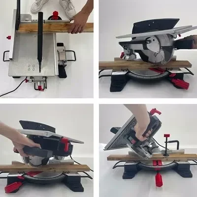 8/10 Inch Miter Table Saw Electric Circular Saw Woodworking Cutting Machine 220V Woodworking Machinery Carpentry Miter