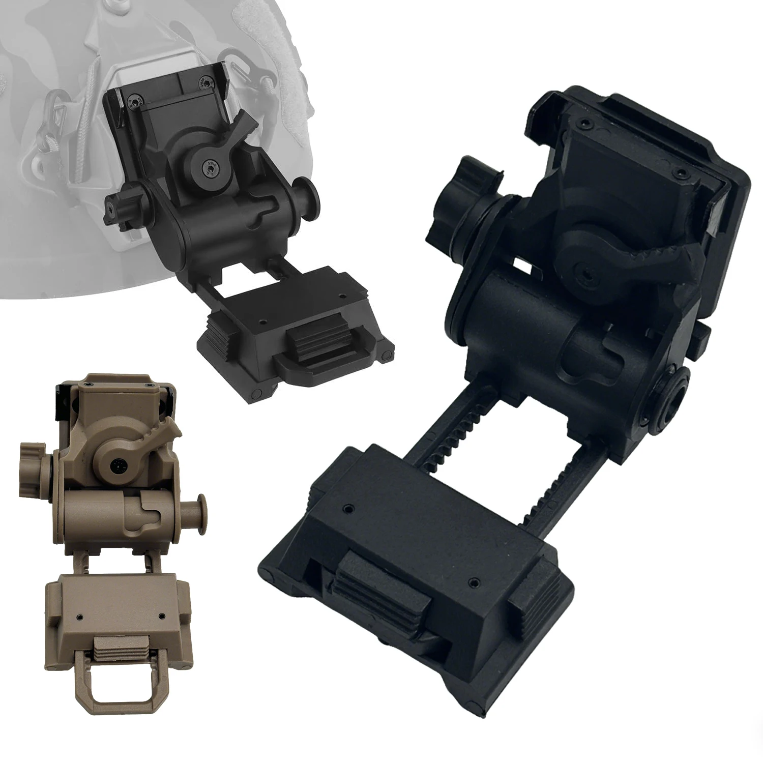 Base NVG L4G24 para casco táctico – Visión nocturna PVS-15/18/GPNVG - imagen 3