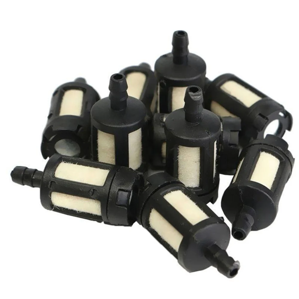 10*General Fuel Filter For Gasoline- Garden Machinery Grass Trimmer Chainsaw For 1/8" ID Fuel Line Garden Tools Fuel Filter