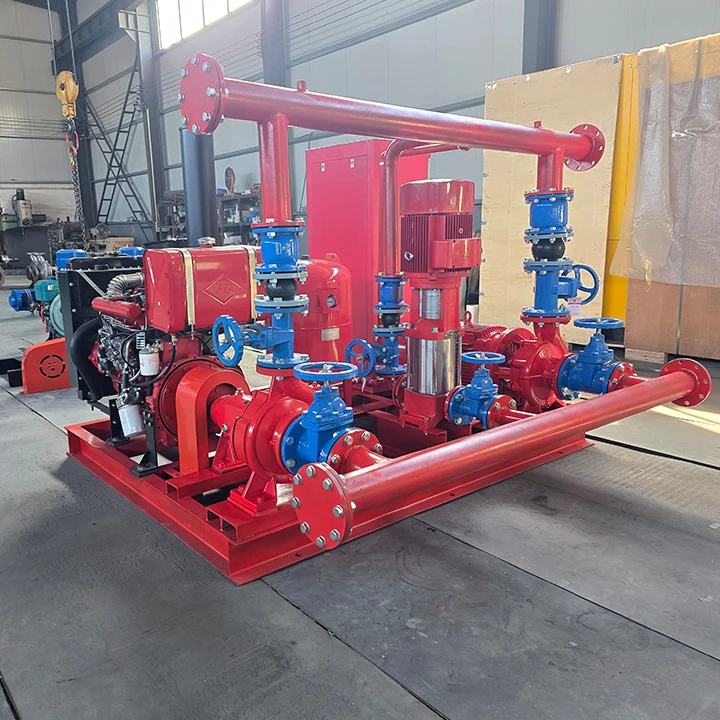 Diesel Horizontal Fire-fighting Large Flow High Lift Drainage Pump Fire Water Pump Engine