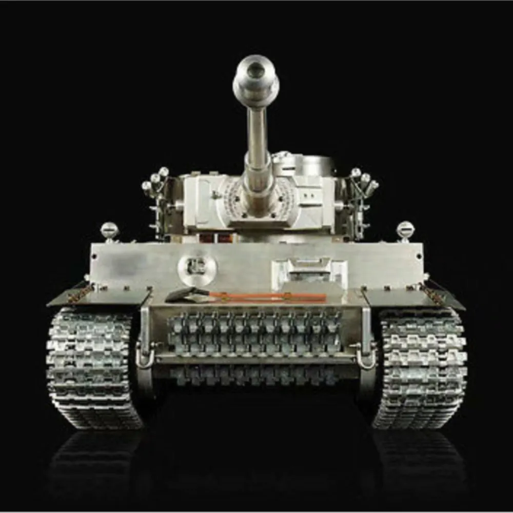 Czołg zdalnie sterowany HENG LONG RC, w całości metalowy, skala 1/8, niemiecki Giant Tiger I 3818 RTR, model zabawka dla chłopca, prezent do gry, TH16450