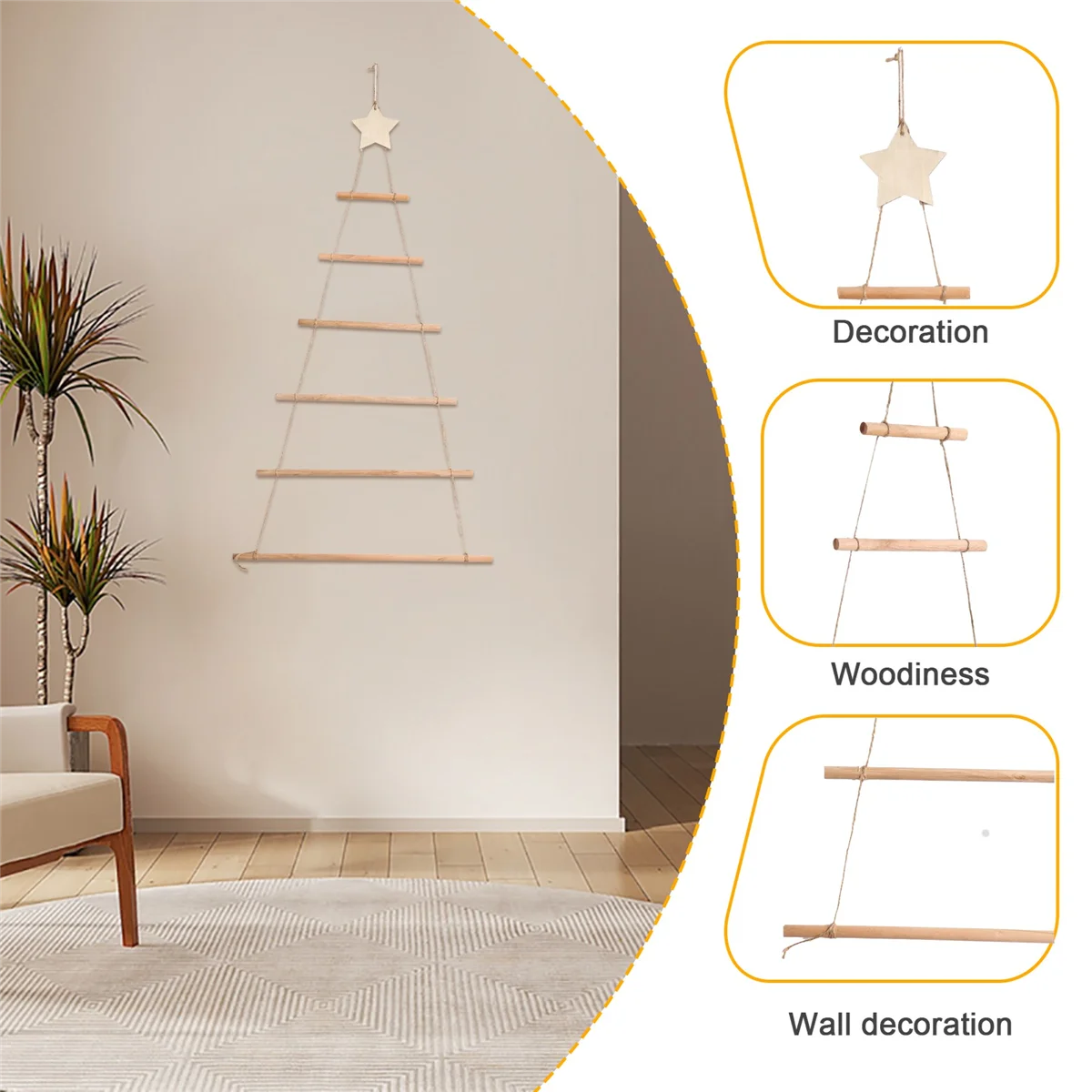 DIY деревянная рождественская елка деревянная настенная рождественская елка новогоднее украшение для дома украшения цвета дерева