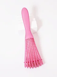 Exfoliating brush, suitable for curly and rough hair, adjustable tooth pitch, suitable for dry and wet hair