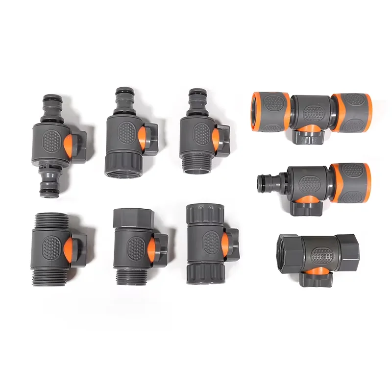 ABS lagging inner 6-minute thread on/off valve garden water pipe pacifier switch nipple quick connector quick transfer