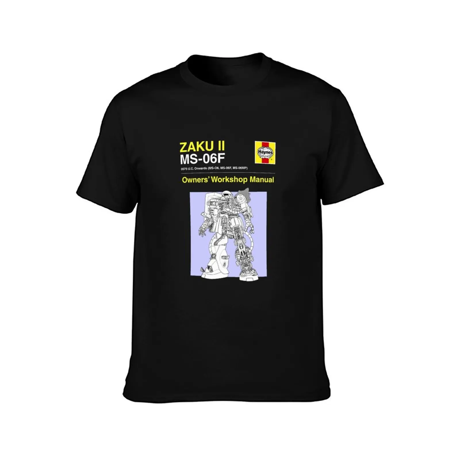 Gundam Zaku Ii Owners Manual 1919 T-Shirt cute clothes luxury clothing labubu funny t shirts for men