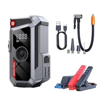 Portable 4 In 1 Battery Emergency 12V 10000mAh 3000A Jump Starter Car Multifunction power bank jump starter with air pump