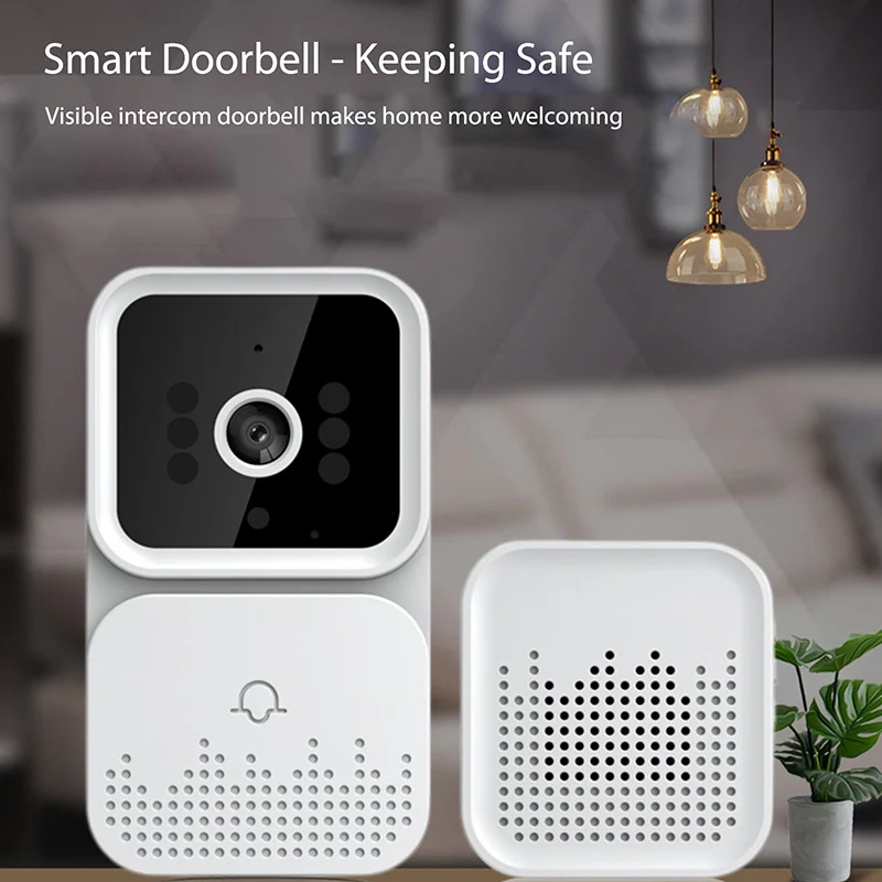 M6 Electronic Wireless WiFi Doorbell Smart Video Doorbell Digital Visual Intercom Smart Door Bell Home Security Camera