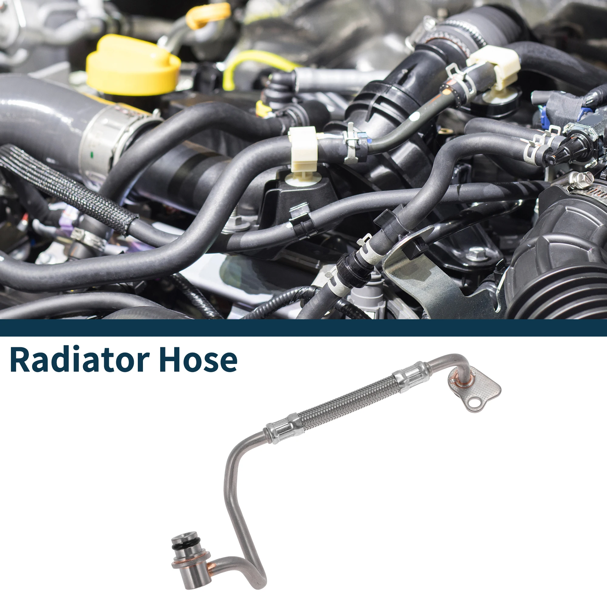 

UXCELL Шланг радиатора Шланг обогревателя Выпускной шланг радиатора для BMW 228i 2014-2016 No 667560 Металлический шланг радиатора серебристого тона 1 шт.