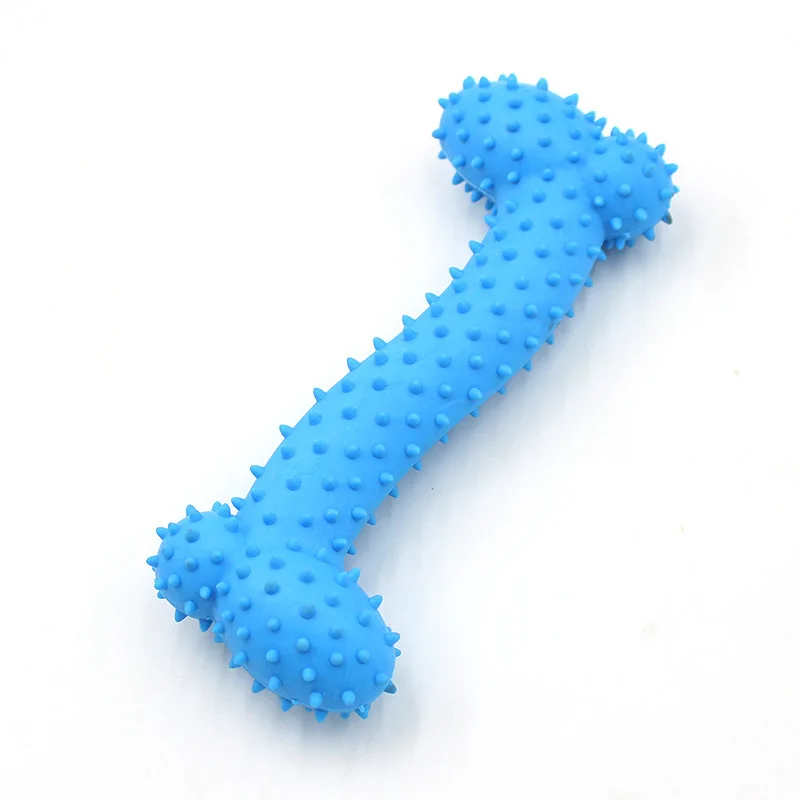 Pet TPR Toy Solid rubber bone toy Small Biting Bone Dog Toys Bite Resistant Dog Chew Toy Puppy Accessories