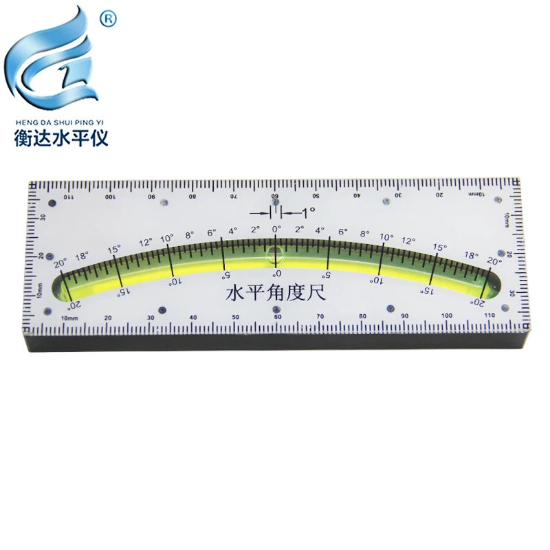 High-precision horizontal angle ruler portable horizontal bubble plastic level squaHigh-precision horire horizontal bubble level