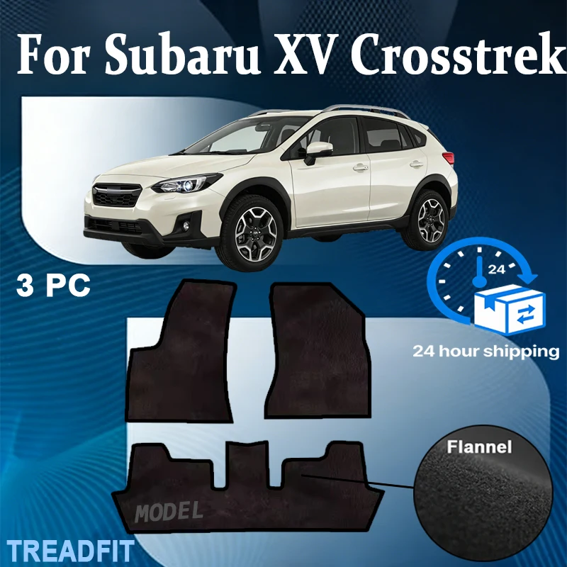 

Nylon Car Mats With Buttons For Subaru XV Crosstrek 2018–2023 GT Waterproof Non-Slip Car-Specific Mats Floor Mats Car Accessori