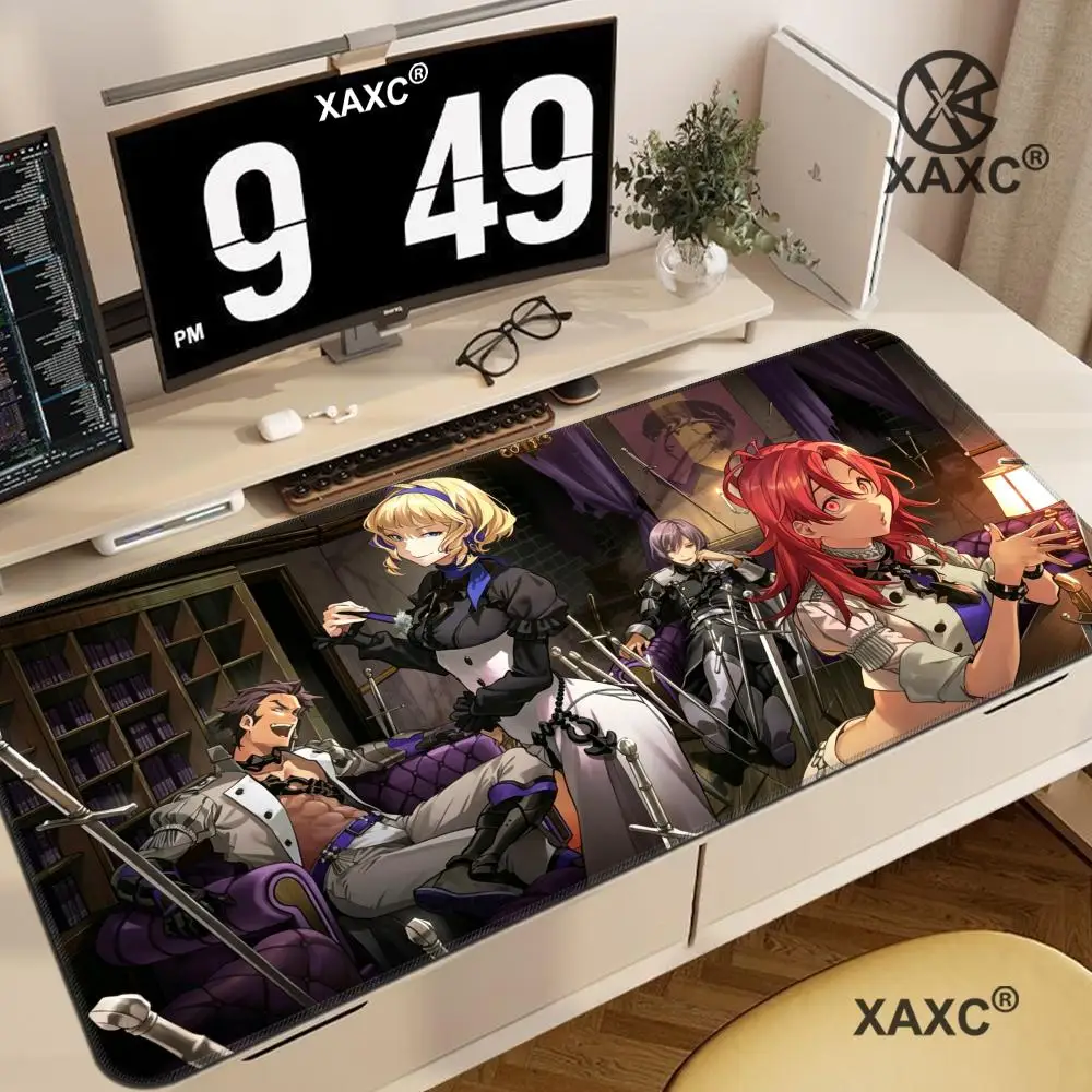 

F-Fire E-Emblem Mouse Pad Three Houses Anime Desk Mat Strategy Game Anti-slip Lock Edge Keyboard Pad Mouse Carpet HYBXXC