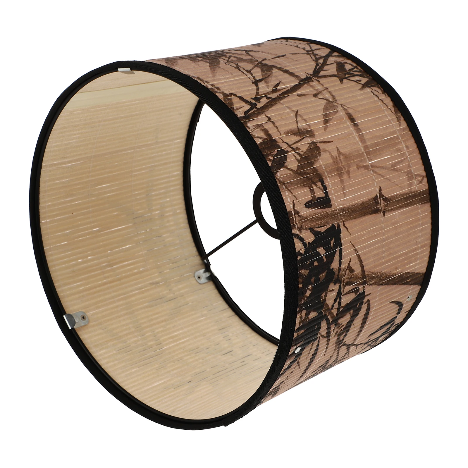 

Bamboo Lampshade Retro Slats Style Woven Home Decor Vintage Chinese Cover Pendant Asian