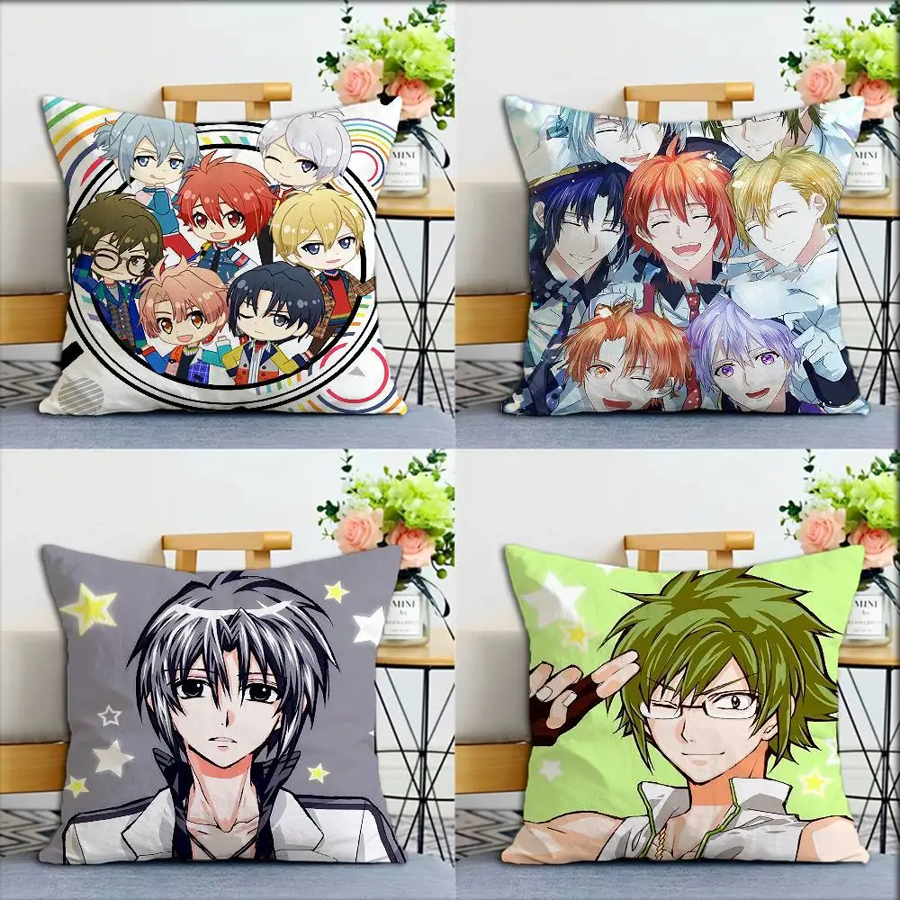 

Game I-IDOLiSH-7 World Various Sizes Square Pillow Case For Car Home Bedchamber Decor