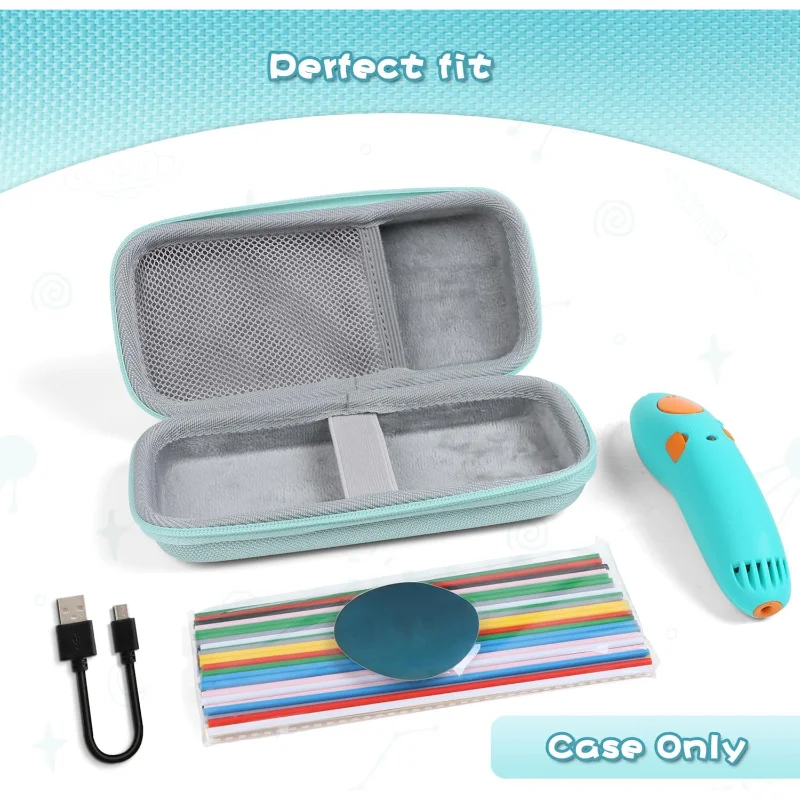 صندوق تخزين محمول مناسب لبدء غطاء الرضاعة ثلاثي الأبعاد + أقلام يمكن أن يحمل المواد الاستهلاكية للطباعة ثلاثية الأبعاد وكابلات الشحن