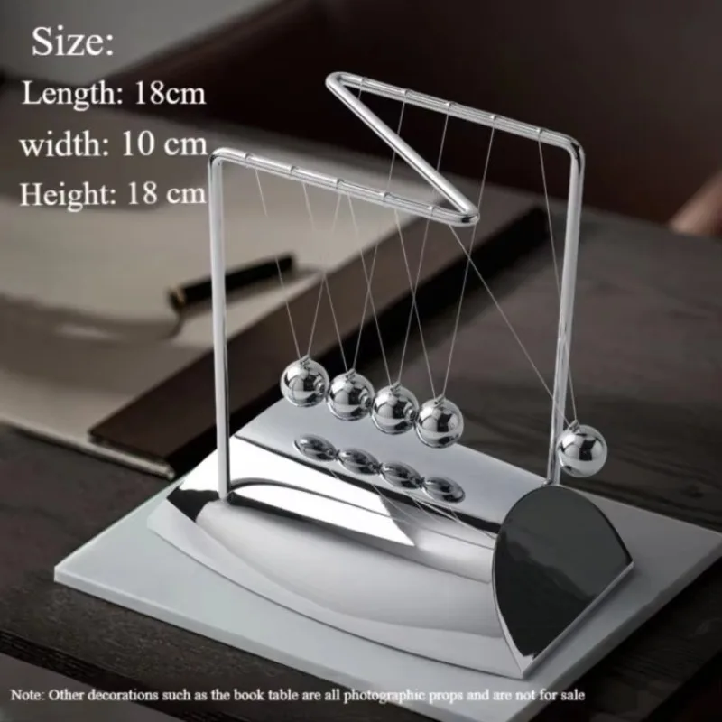 High-quality modern home decoration Newton pendulum ball physical science and technology permanent physical view 3