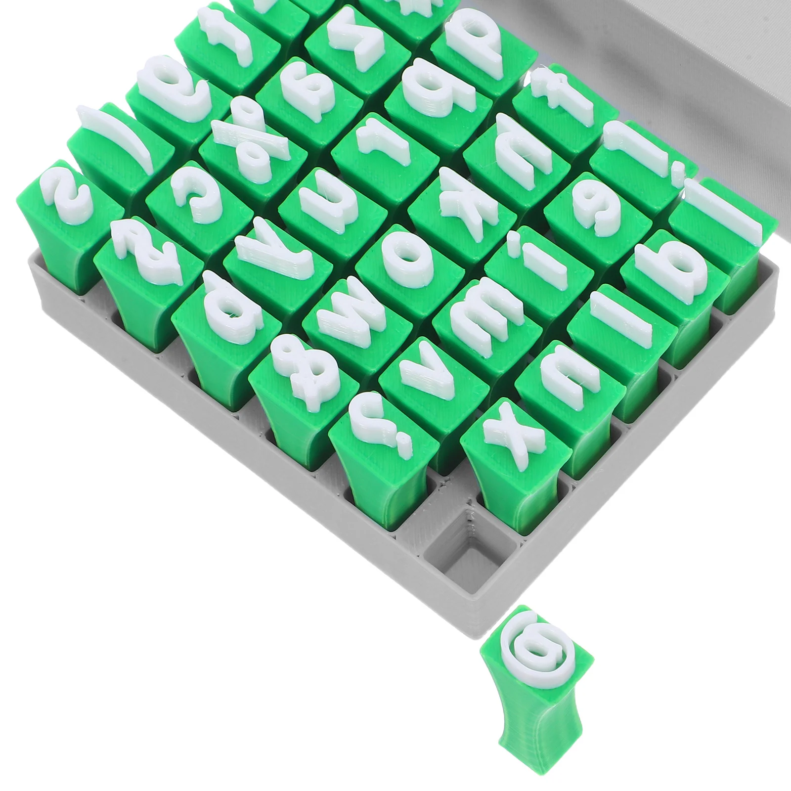 1 مجموعة الأبجدية الطين ختم 26 قطعة Lowercase رسالة رموز Stamps بوليمر كلاي Crafts بها بنفسك الحرف أدوات الفخار الاطفال التعلم الإبداعي #6