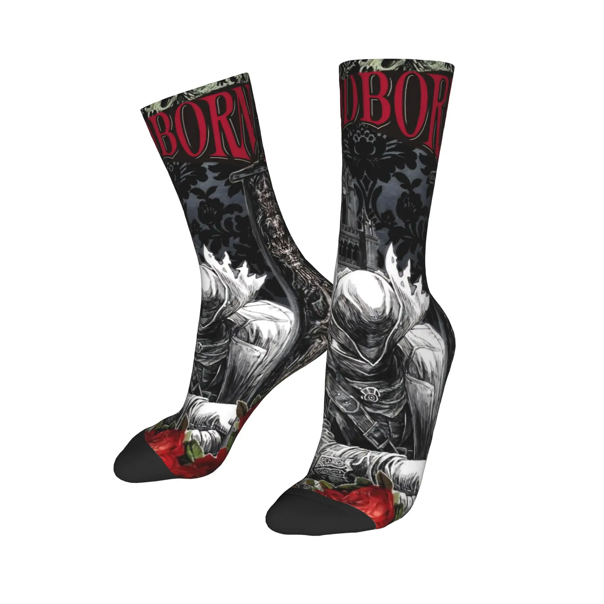 Bloodborne Dark Souls Socks جوارب جديدة ربيعية مضادة للانزلاق جوارب رجالية تصميم مريح جوارب رياضية خارجية #3