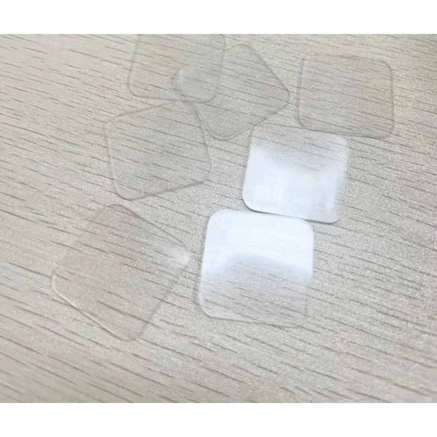 40 شريط مربع شفاف مزدوج الجوانب، وسادات لاصقة من الجل ذاتية اللصق مقاومة للماء وقابلة للإزالة، شفافة يمكنك صنعها بنفسك حرفية 30 مم ×