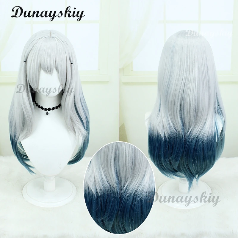 Honkai Star Rail Firefly Cosplay Wig 67cm Long Straight Wig Anime Wigs Heat Resistant Synthetic Firefly Cosplay Wigs