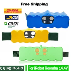 Battery For iRobot Roomba500 14.4V 6.4Ah/5.0Ah/3.8Ah Rechargeable Battery For Roomba Vacuum Cleaner Battery For iRobot Batteries