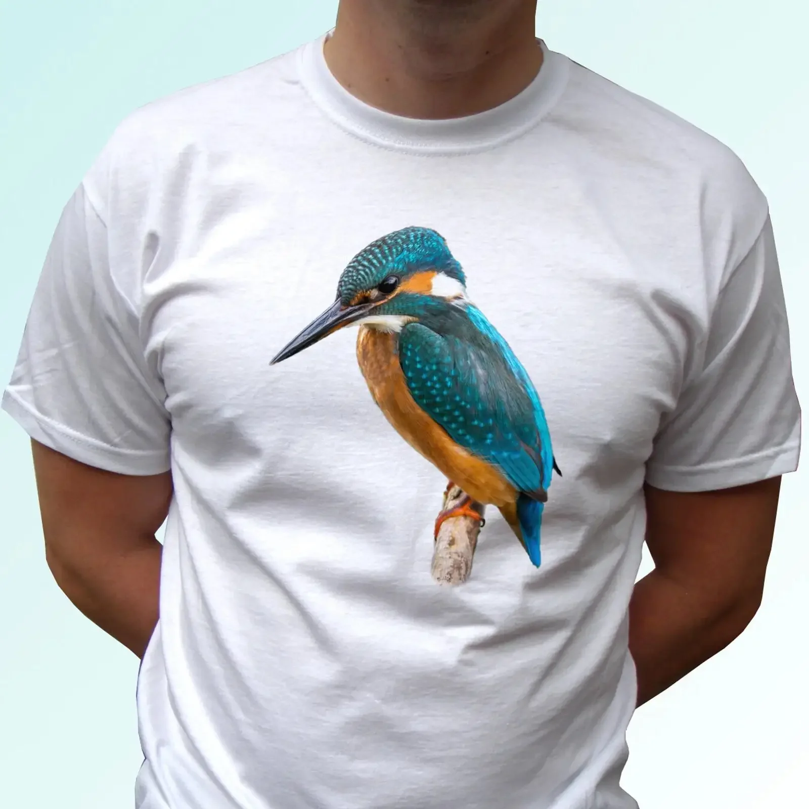 Kingfisher T Shirt Wasservogel Top Tier Geschenk Herren Damen Kinder Baby Größen vintage Washed fashion Comfortable Unisex