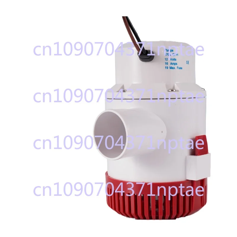 12V24 volt DC submersible pump bilge pump large flow pumping and drainage yacht marine battery water pump