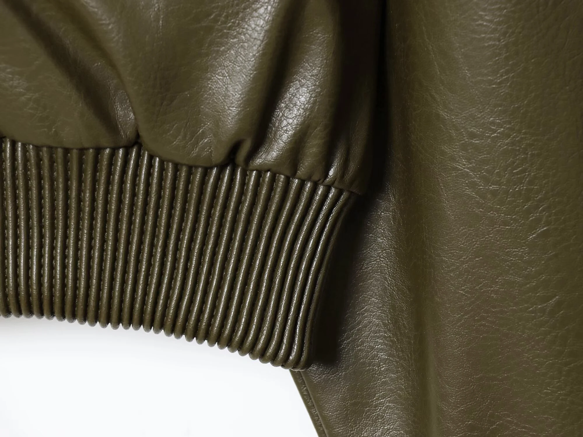 DEEABAE 가을 신상 여성용 반짝이는 인조 가죽 모터사이클 수트 가죽 재킷 숏 파일럿 재킷