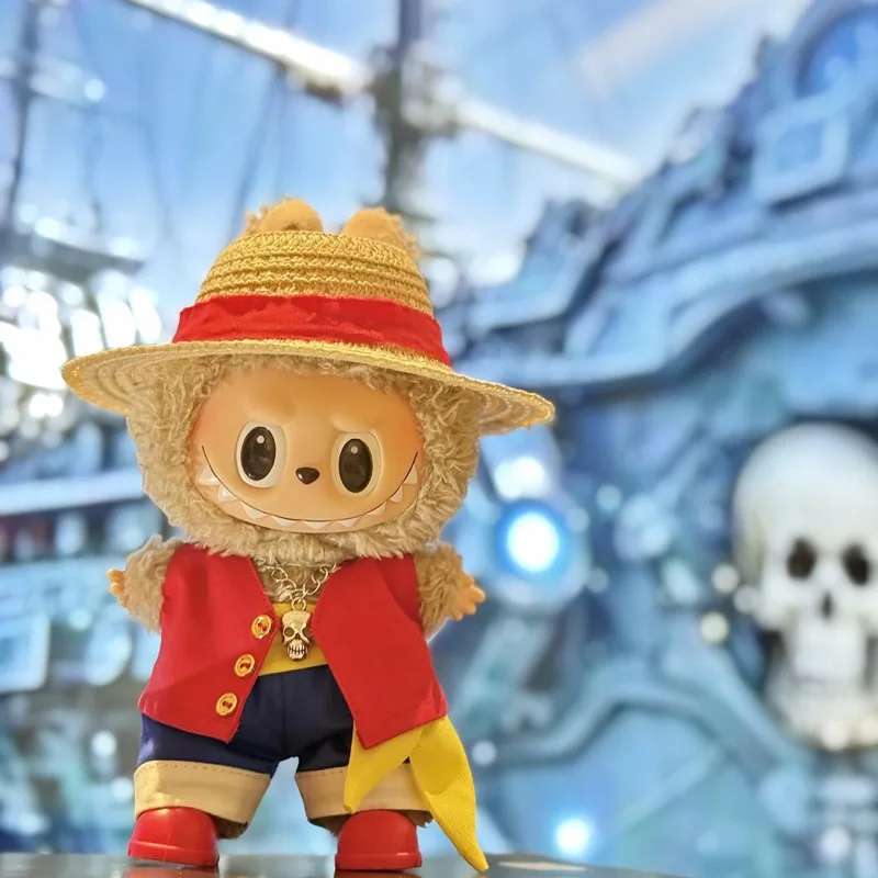 Nuovo set adatto per vestiti per bambole V1 V2 V3 da 17 cm, set da sei pezzi con gilet rosso, set periferico Anime Merch per decorazioni per bambole