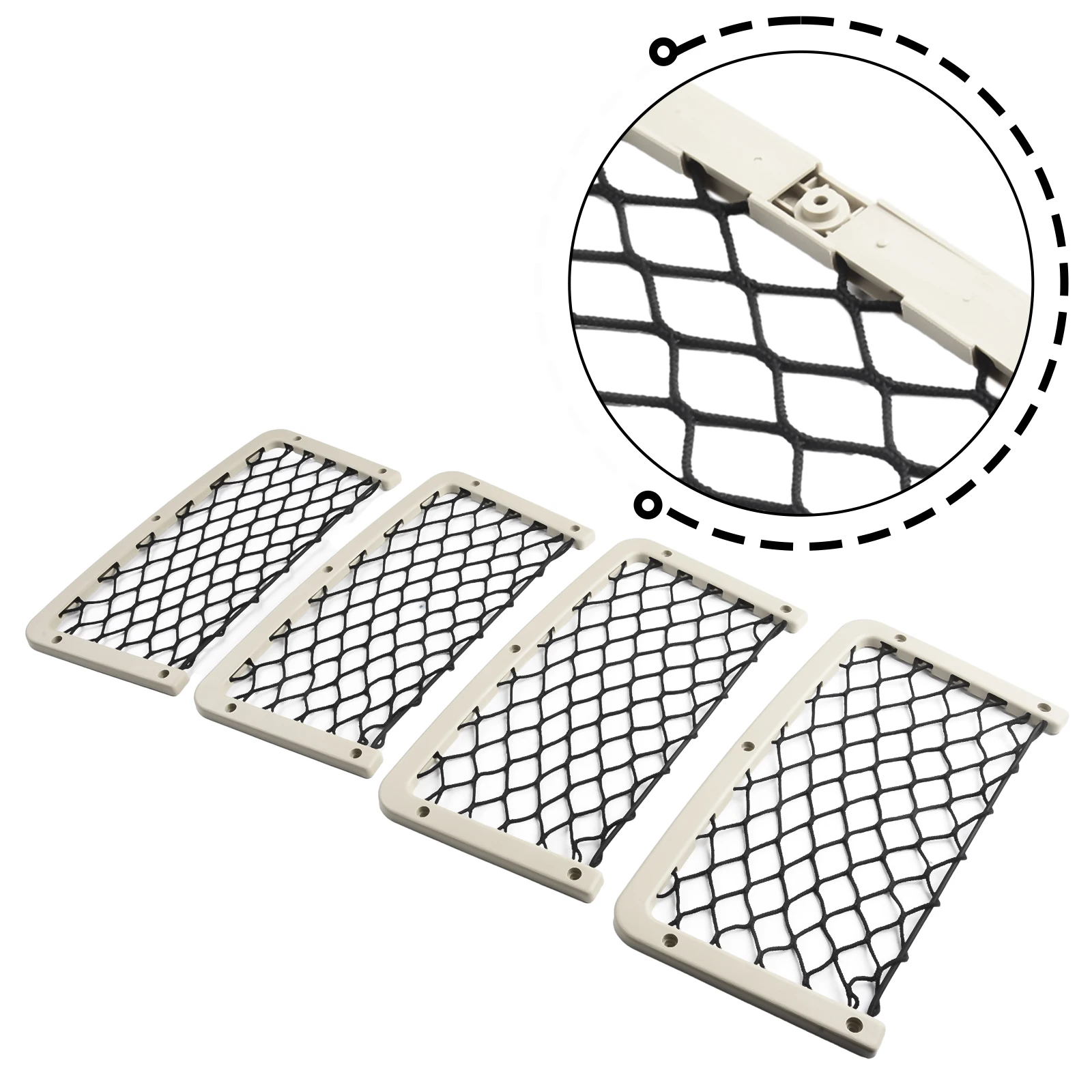 1pc Storage Net Bags Campervan Accessories Car Storage Net Bags Elastic Mesh Net Bag High Quality Nylon Elastic String Net
