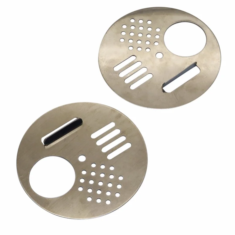 20PCS Strumenti per l'apicoltura Sfiato per alveare Nido Porta Gabbia in acciaio inossidabile Foro per alveare rotondo Disco d'ingresso Attrezzatura per alvive