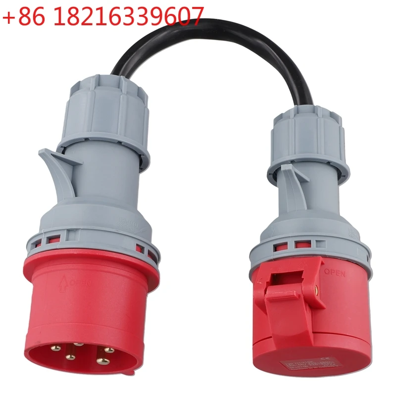 

TAO 5 Pin Red 32A Male To 16A Female CEE-Adapter Gen Ev Charger Extension Cord Connector 400V Outlet