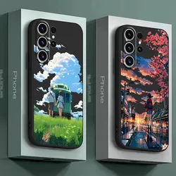 TPU Soft summer sky Cover Bumper Case for Samsung Galaxy S21 FE S24 Ultra S23 Ultra S22 Plus S20 S21 5G S20 FE S21 Ultra S20