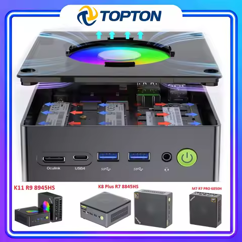 GMKtec Gaming Mini PC AMD Ryzen 9 8945HS R7 8845HS 6850H USB4 Oculink 2.5G LAN Nucbox K11 K8 M7 Windows11 eSports Media Server