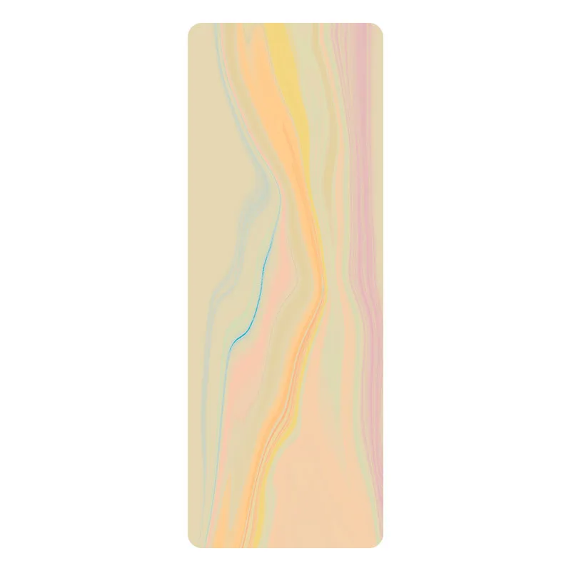 

Lezyan Natural Rubber Yoga Mat PU Fitness Exercise 5mm Shock Absorption Gymnastics Workout Gym Sweat Absorption Anti Slip Safety