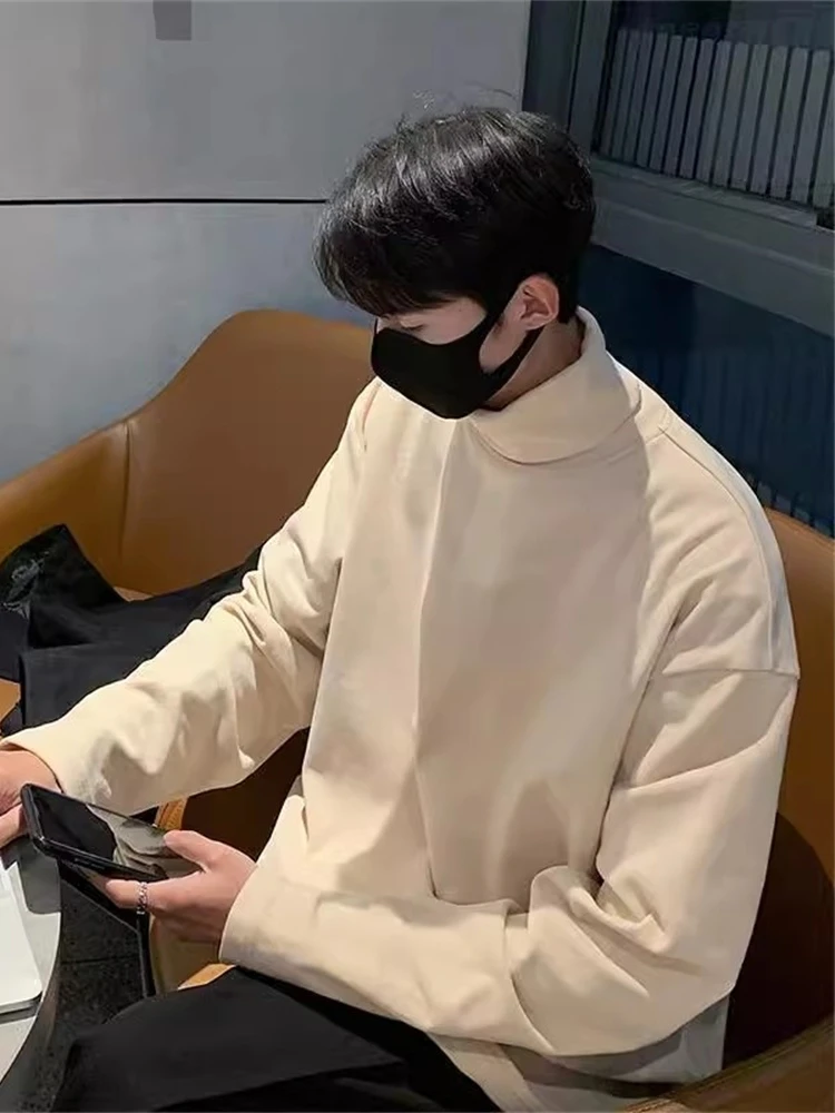 

Утепленная флисовая толстовка с длинными рукавами и высоким воротником для пар, молодежная, модная, антибактериальная, водонепроницаемая, маслоотталкивающая