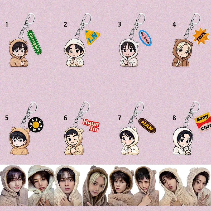 

KPOP StrayKids Новый Hyun Jin Felix DO IT Bang Chan Подвеска Сумка Брелок Коллекция Подарок