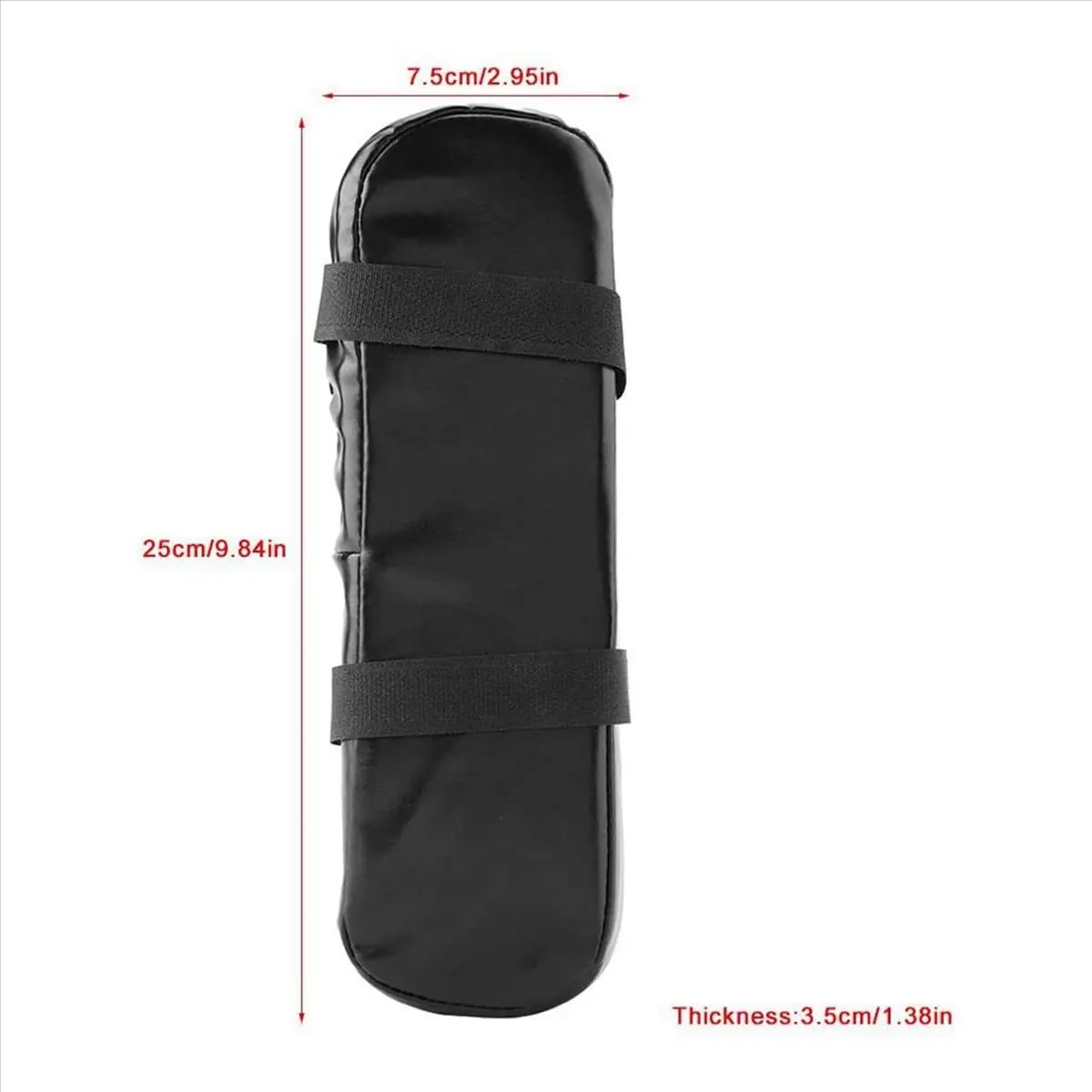 

A06K 2 Pair of Memory Foam Armrest Pads Soft Office Chair Elbow Supporting PU Leather Cushion
