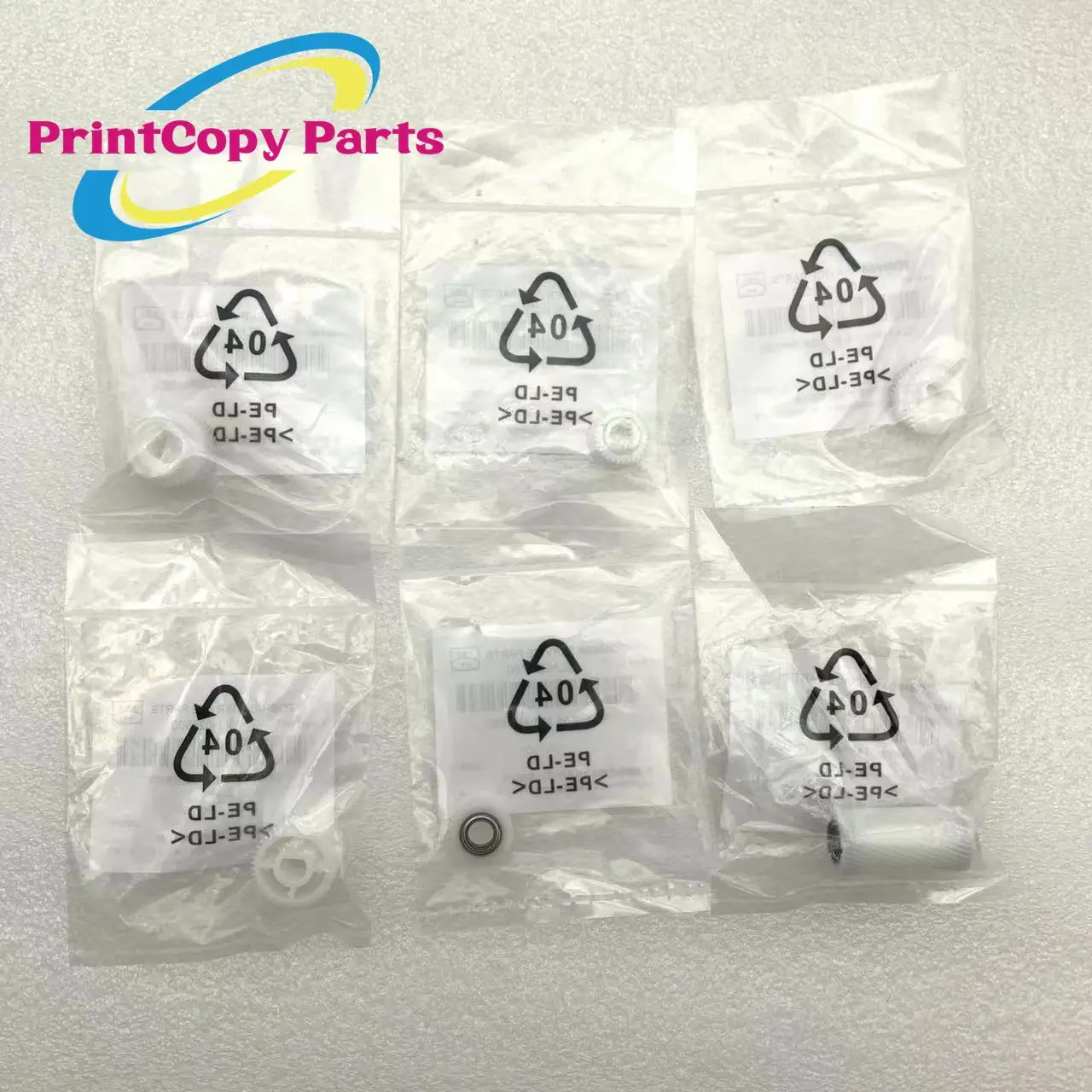 1Set 6PCS Original New Developer Wheel Gear for Toshiba 5508 6508 6518A 7508 8508A 5506 6506 7506AC