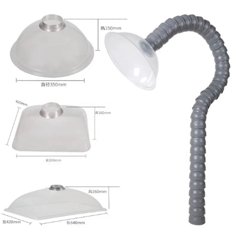 تخصيص مرنة استخراج العادم الأنابيب خرطوم لحام آلة استخلاص الدخان الذراع مجموعتين #3